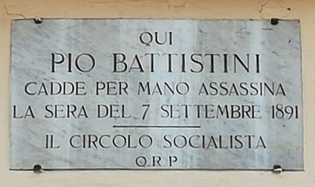 Foto di Lapide di Pio Battistini